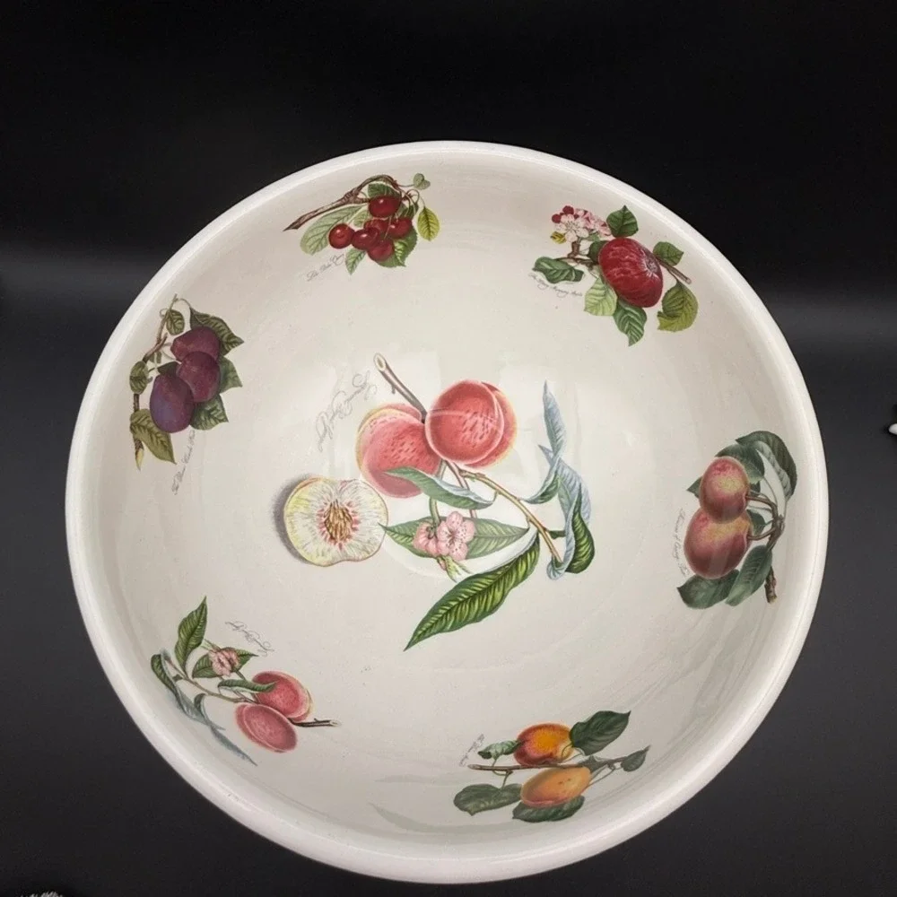 Vtg Portmeirion Pomona Fruit Salad Mixing Serving Bowl 10